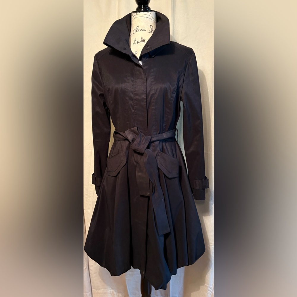 Samuel Dong Black Long Sleeve Cost with Belt